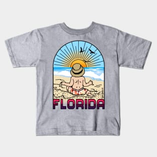 Florida Beach Baby Kids T-Shirt